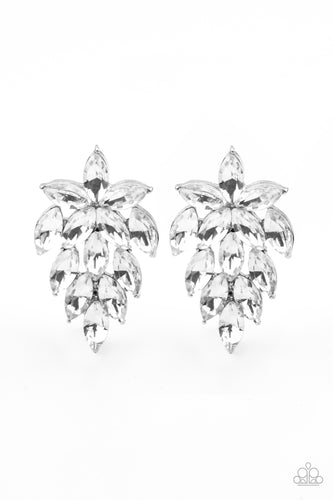 They See Me Glowin - White-Jewelry-Just Because Jewels, Paparazzi Accessories-Just Because Jewels