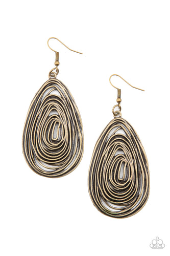 Rural Ripples - Brass-Jewelry-Paparazzi Accessories-Just Because Jewels