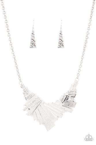Happily Ever AFTERSHOCK - Silver-Jewelry-Just Because Jewels, Paparazzi Accessories-Just Because Jewels
