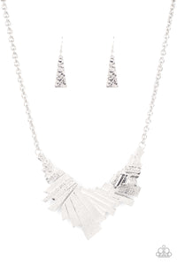 Happily Ever AFTERSHOCK - Silver-Jewelry-Just Because Jewels, Paparazzi Accessories-Just Because Jewels