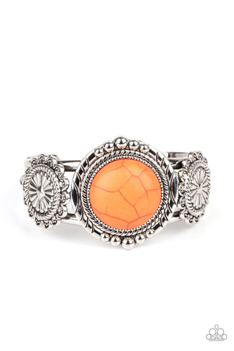 Mojave Motif - Orange-Jewelry-Just Because Jewels, Paparazzi Accessories-Just Because Jewels