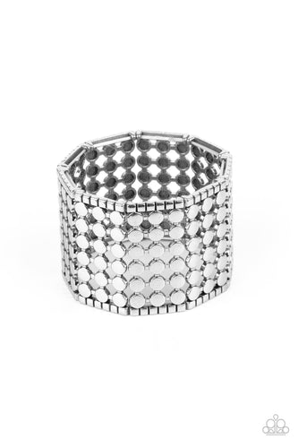 Cool and CONNECTED - Silver-Jewelry-Just Because Jewels, Paparazzi Accessories-Just Because Jewels