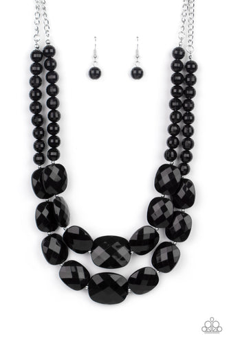 Resort Ready - Black-Jewelry-Just Because Jewels, Paparazzi Accessories-Just Because Jewels