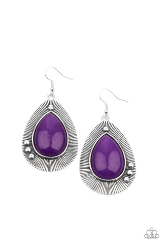 Western Fantasy - Purple-Jewelry-Just Because Jewels, Paparazzi Accessories-Just Because Jewels