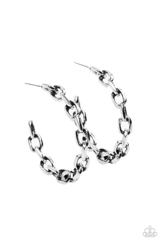 Stronger Together - Silver-Jewelry-Just Because Jewels, Paparazzi Accessories-Just Because Jewels