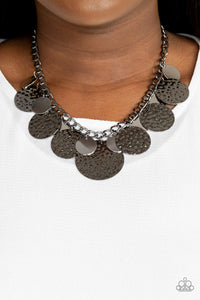 Industrial Grade Glamour - Black-Jewelry-Paparazzi Accessories, Just Because Jewels-Just Because Jewels