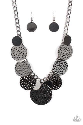 Industrial Grade Glamour - Black-Jewelry-Paparazzi Accessories, Just Because Jewels-Just Because Jewels