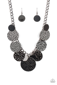 Industrial Grade Glamour - Black-Jewelry-Paparazzi Accessories, Just Because Jewels-Just Because Jewels