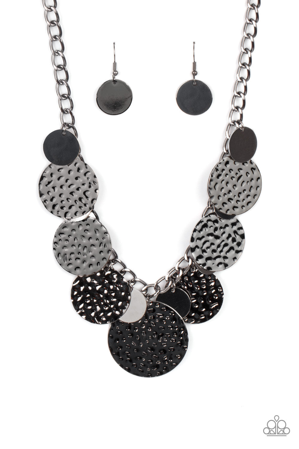 Industrial Grade Glamour - Black-Jewelry-Paparazzi Accessories, Just Because Jewels-Just Because Jewels