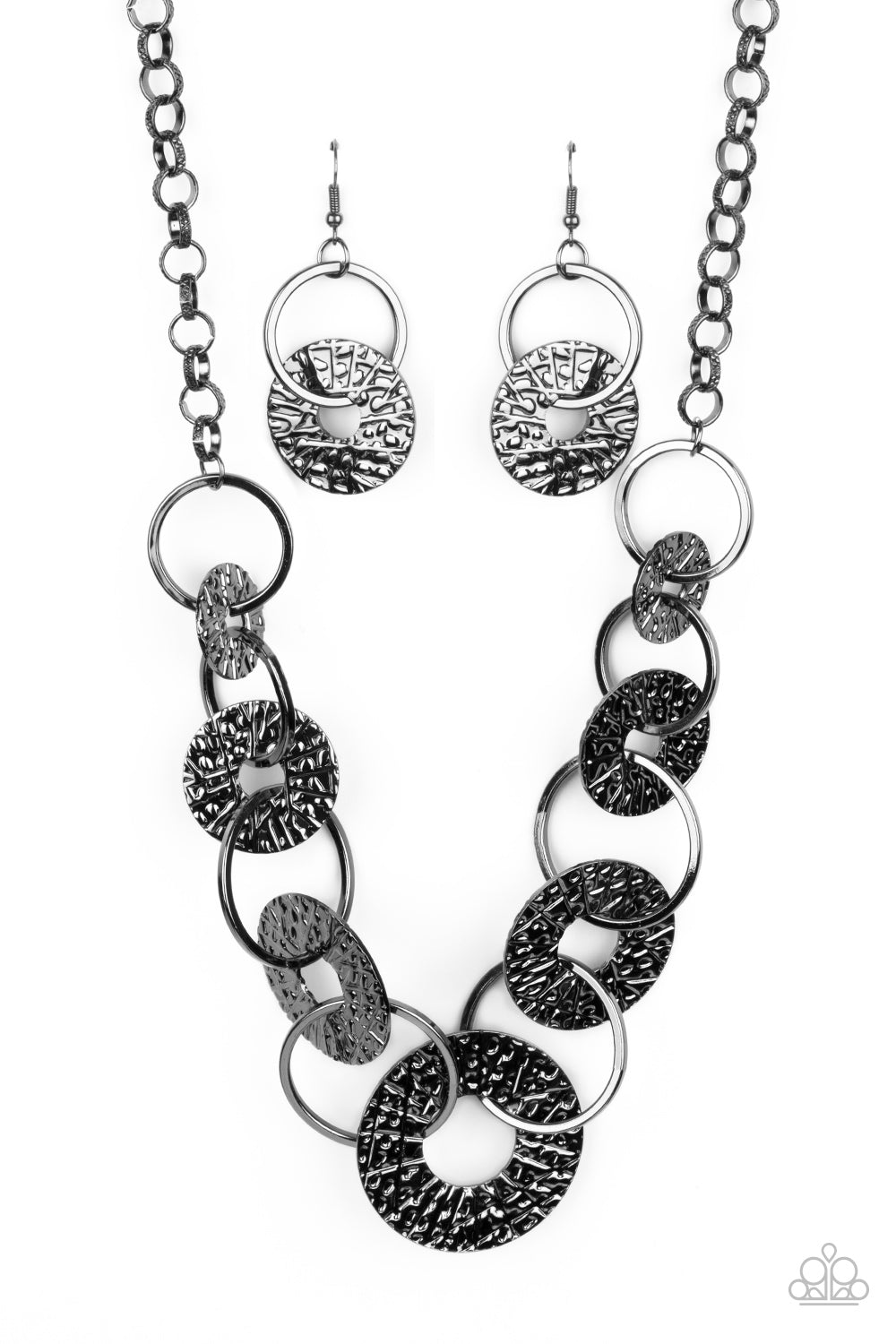 Industrial Envy - Black-Jewelry-Just Because Jewels, Paparazzi Accessories-Just Because Jewels