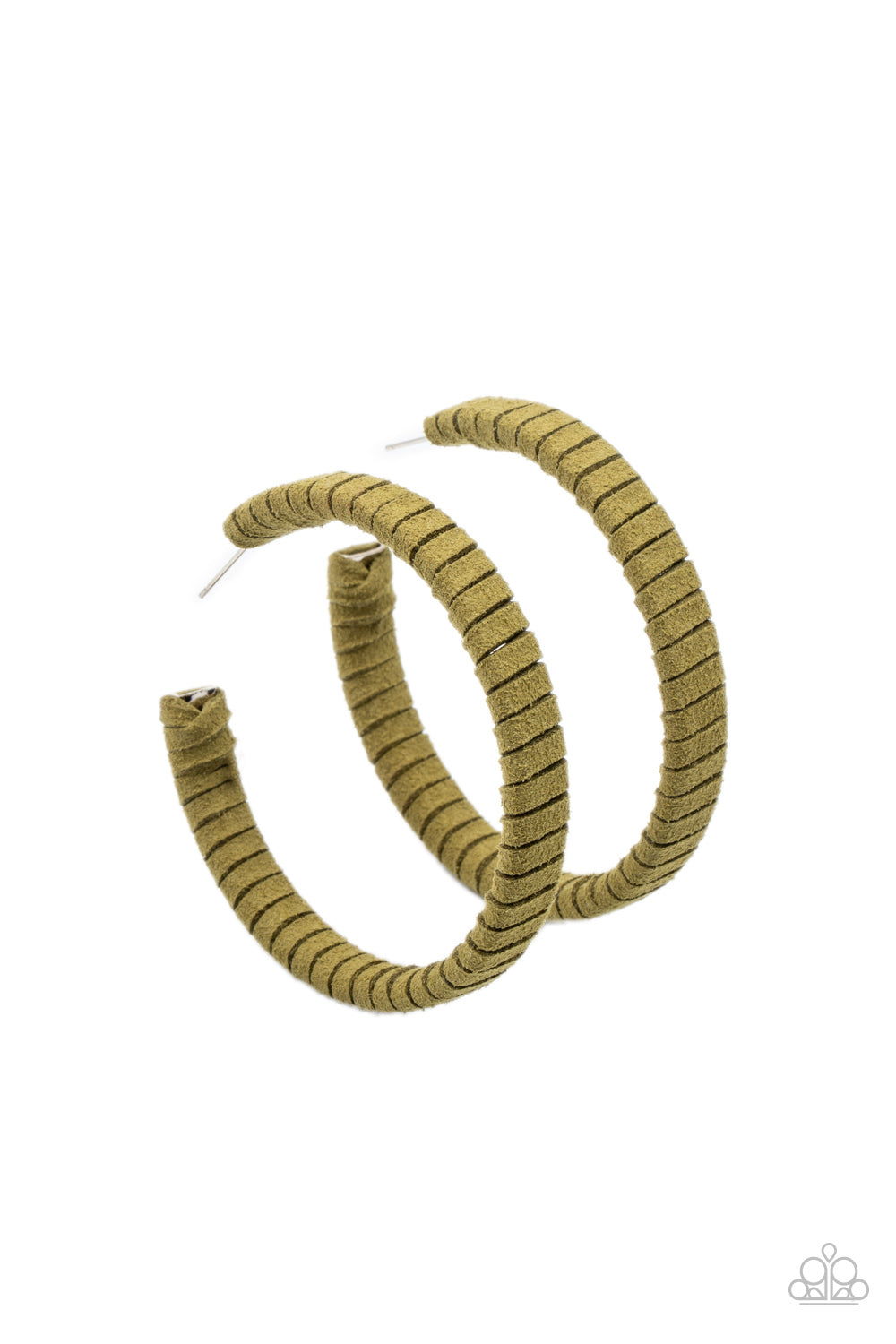 Suede Parade - Green-Jewelry-Just Because Jewels, Paparazzi Accessories-Just Because Jewels