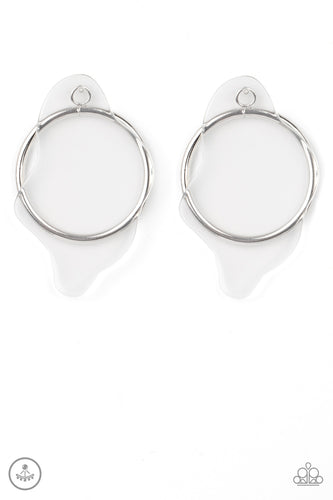 Clear The Way! - White-Jewelry-Just Because Jewels, Paparazzi Accessories-Just Because Jewels