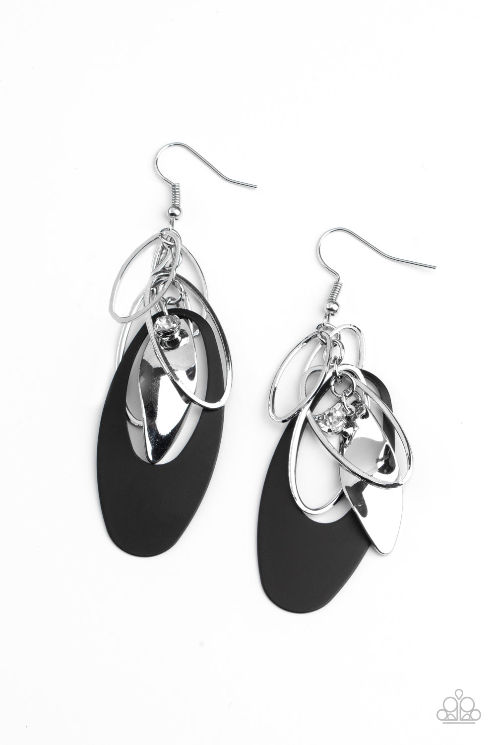 Ambitious Allure - Black-Jewelry-Just Because Jewels, Paparazzi Accessories-Just Because Jewels