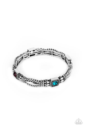 Get This GLOW On The Road - Multi-Jewelry-Just Because Jewels, Paparazzi Accessories-Just Because Jewels