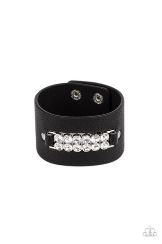 Runway Rebellion - Black-Jewelry-Just Because Jewels, Paparazzi Accessories-Just Because Jewels
