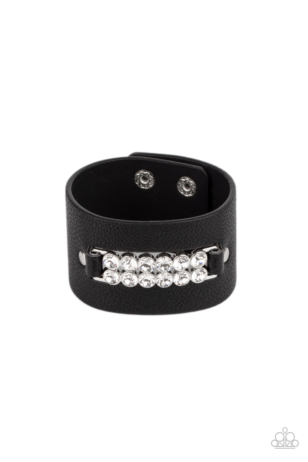 Runway Rebellion - Black-Jewelry-Just Because Jewels, Paparazzi Accessories-Just Because Jewels