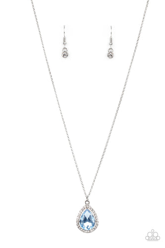 Duchess Decorum - Blue-Jewelry-Just Because Jewels, Paparazzi Accessories-Just Because Jewels