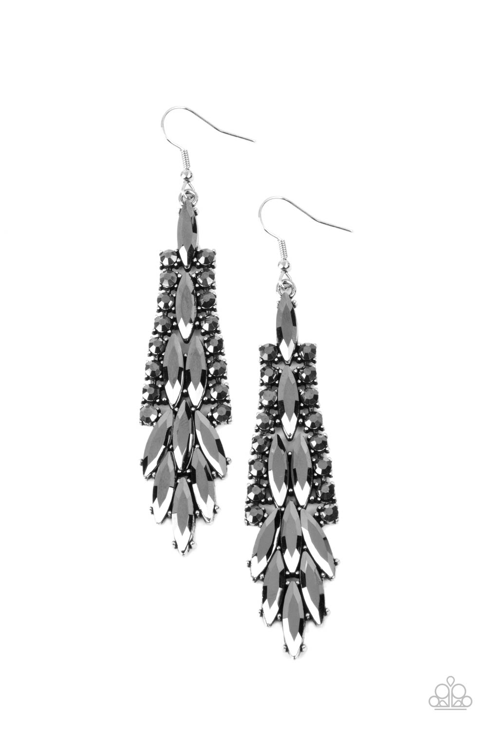 Crown Heiress - Silver-Jewelry-Just Because Jewels, Paparazzi Accessories-Just Because Jewels