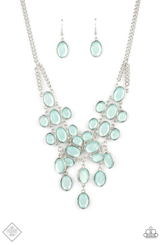Serene Gleam - Blue-Jewelry-Just Because Jewels, Paparazzi Accessories-Just Because Jewels