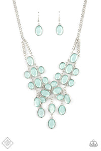 Serene Gleam - Blue-Jewelry-Just Because Jewels, Paparazzi Accessories-Just Because Jewels