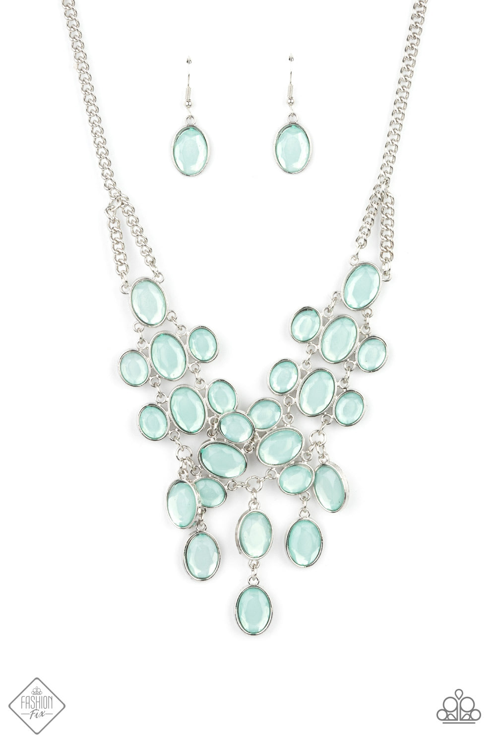 Serene Gleam - Blue-Jewelry-Just Because Jewels, Paparazzi Accessories-Just Because Jewels