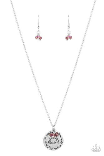 Simple Blessings - Purple-Jewelry-Just Because Jewels, Paparazzi Accessories-Just Because Jewels