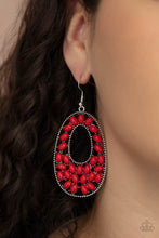 Load image into Gallery viewer, Beaded Shores - Red-Jewelry-Just Because Jewels, Paparazzi Accessories-Just Because Jewels