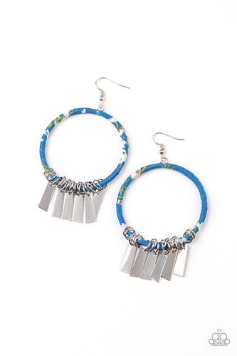 Garden Chimes - Blue-Jewelry-Just Because Jewels, Paparazzi Accessories-Just Because Jewels