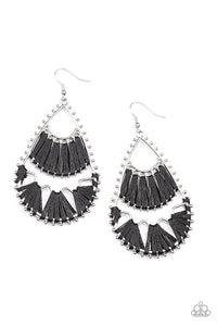 Samba Scene - Black-Jewelry-Just Because Jewels, Paparazzi Accessories-Just Because Jewels