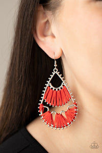 Samba Scene - Red-Jewelry-Just Because Jewels, Paparazzi Accessories-Just Because Jewels