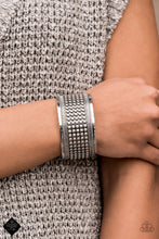 Load image into Gallery viewer, Bronco Bust - Silver-Jewelry-Just Because Jewels, Paparazzi Accessories-Just Because Jewels