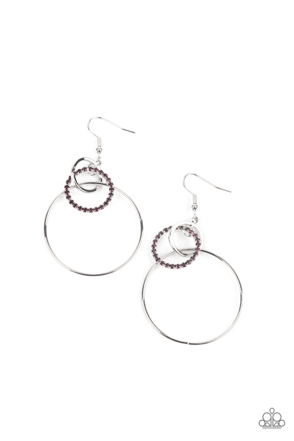 In An Orderly Fashion - Purple-Jewelry-Just Because Jewels, Paparazzi Accessories-Just Because Jewels