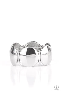 Going, Going, GONG! - Silver-Jewelry-Just Because Jewels, Paparazzi Accessories-Just Because Jewels
