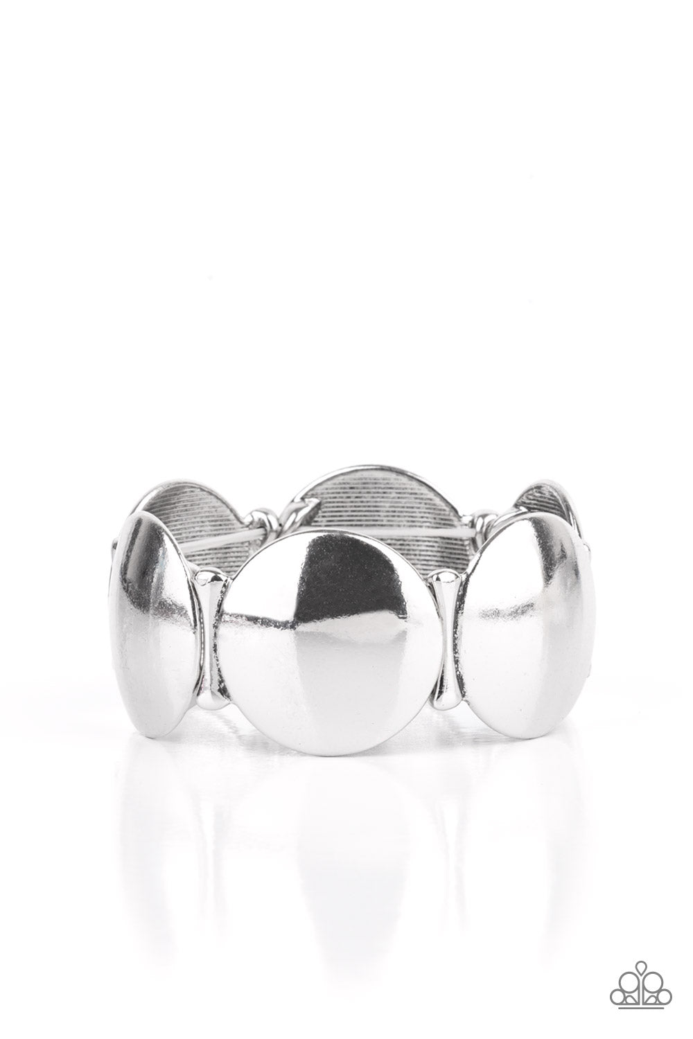 Going, Going, GONG! - Silver-Jewelry-Just Because Jewels, Paparazzi Accessories-Just Because Jewels