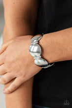 Load image into Gallery viewer, Going, Going, GONG! - Silver-Jewelry-Just Because Jewels, Paparazzi Accessories-Just Because Jewels