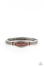 Load image into Gallery viewer, Locked in Luster - Red-Jewelry-Just Because Jewels, Paparazzi Accessories-Just Because Jewels