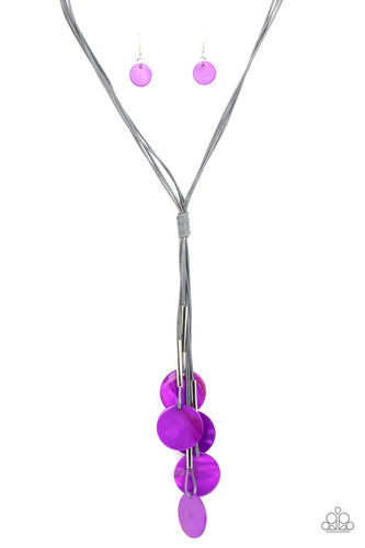Tidal Tassels - Purple-Jewelry-Just Because Jewels, Paparazzi Accessories-Just Because Jewels