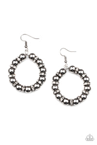 Cosmic Halo - Black-Jewelry-Just Because Jewels, Paparazzi Accessories-Just Because Jewels