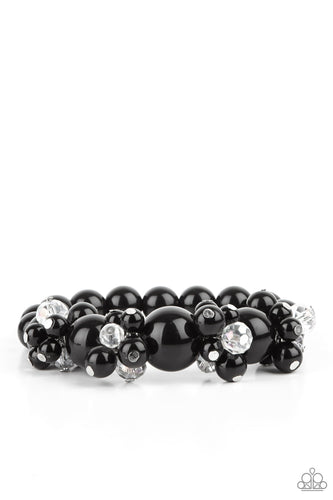 Upcycled Upscale - Black-Jewelry-Just Because Jewels, Paparazzi Accessories-Just Because Jewels