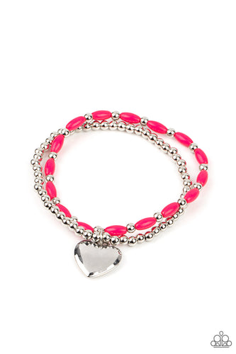 Candy Gram - Pink-Jewelry-Just Because Jewels, Paparazzi Accessories-Just Because Jewels