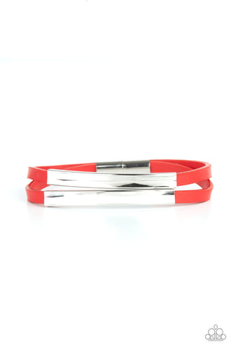 Dangerously Divine - Red-Jewelry-Just Because Jewels, Paparazzi Accessories-Just Because Jewels