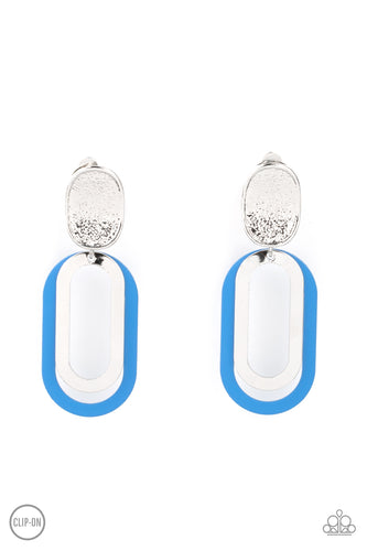 Melrose Mystery - Blue-Jewelry-Just Because Jewels, Paparazzi Accessories-Just Because Jewels