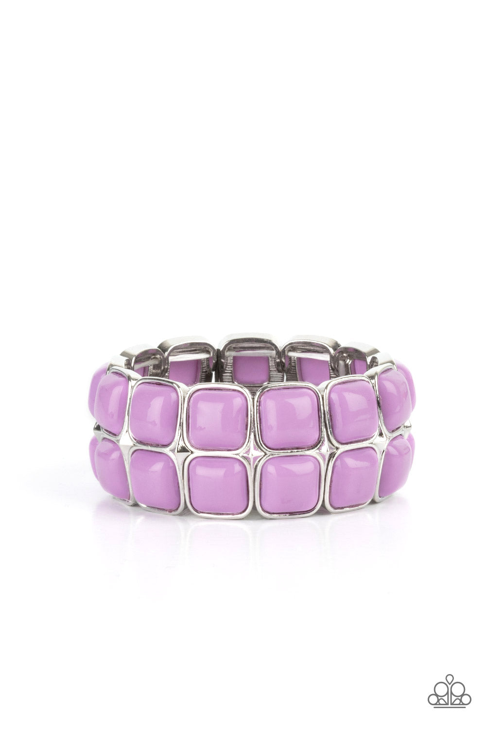 Double The DIVA-ttitude - Purple-Jewelry-Just Because Jewels, Paparazzi Accessories-Just Because Jewels