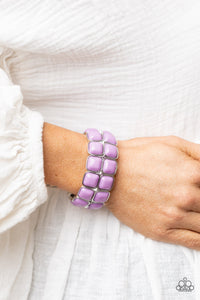 Double The DIVA-ttitude - Purple-Jewelry-Just Because Jewels, Paparazzi Accessories-Just Because Jewels