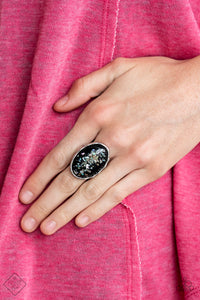 Glittery With Envy - Black-Jewelry-Just Because Jewels, Paparazzi Accessories-Just Because Jewels