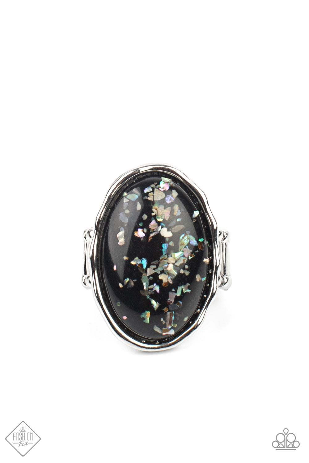 Glittery With Envy - Black-Jewelry-Just Because Jewels, Paparazzi Accessories-Just Because Jewels