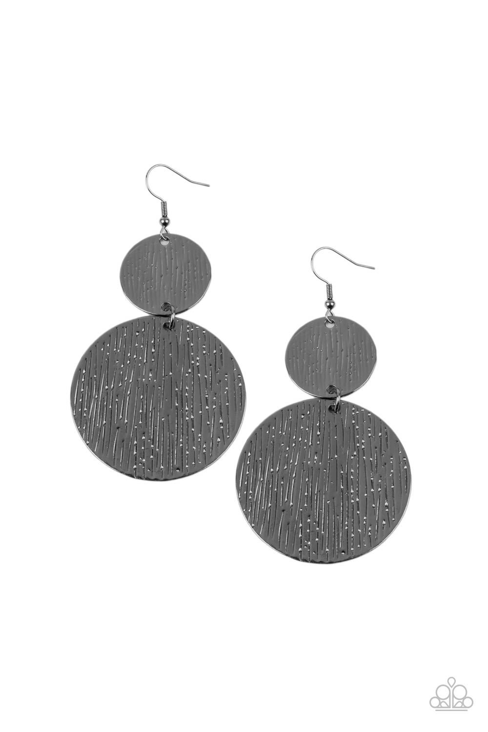 Status CYMBAL - Black-Jewelry-Just Because Jewels, Paparazzi Accessories-Just Because Jewels