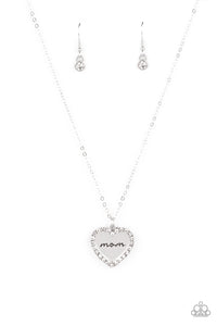 The Real Boss - White-Jewelry-Paparazzi Accessories-Just Because Jewels