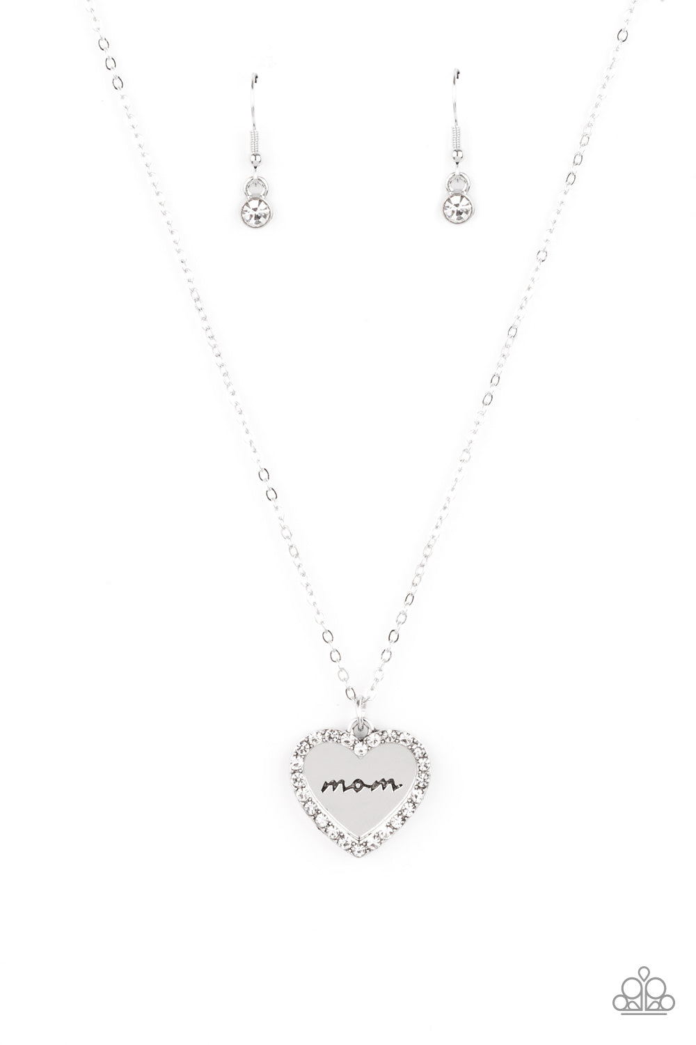 The Real Boss - White-Jewelry-Paparazzi Accessories-Just Because Jewels