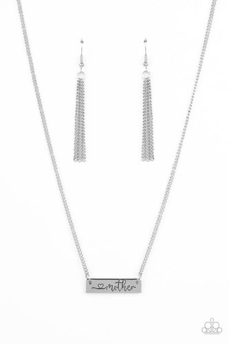Joy Of Motherhood - Silver-Jewelry-Just Because Jewels, Paparazzi Accessories-Just Because Jewels